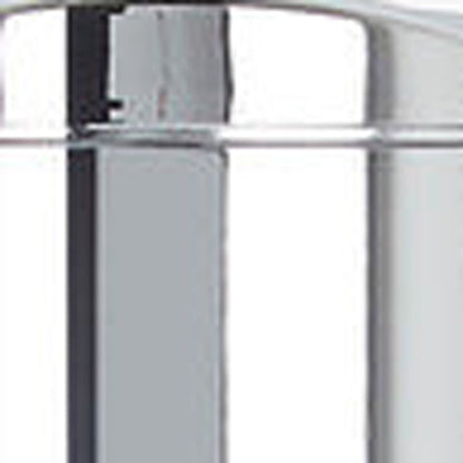 Silver Heavy Duty Plastic Two Chamber Wall Mount Soap Dispenser HomeRoots