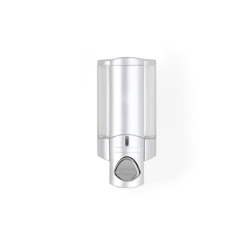Gray Heavy Duty Plastic Wall Mount Soap Dispenser — view 1