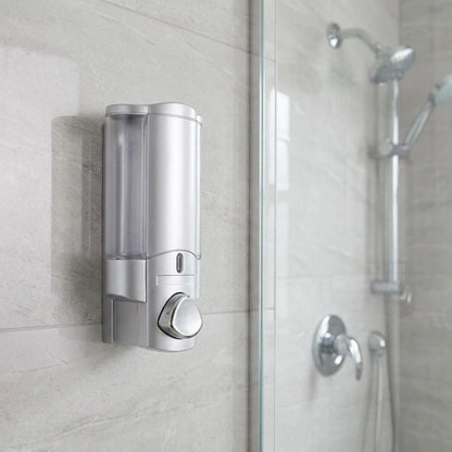 Gray Heavy Duty Plastic Wall Mount Soap Dispenser