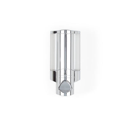 Silver Heavy Duty Plastic Wall Mount Soap Dispenser HomeRoots