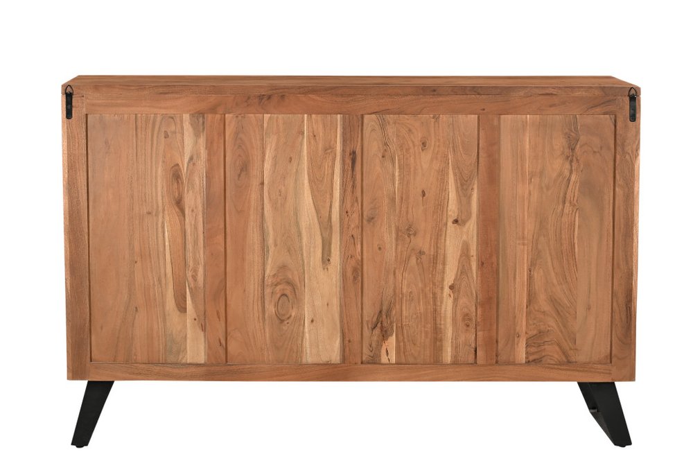 60" Natural Live Edge Solid Wood Six Drawer Double Dresser HomeRoots