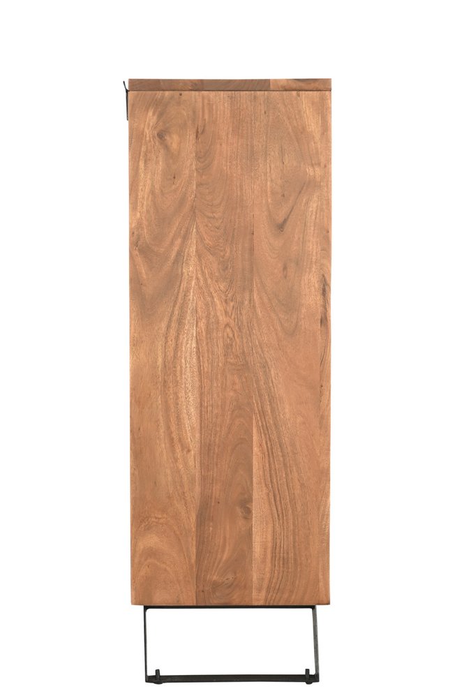36" Natural Live Edge Solid Wood Six Drawer Dresser HomeRoots
