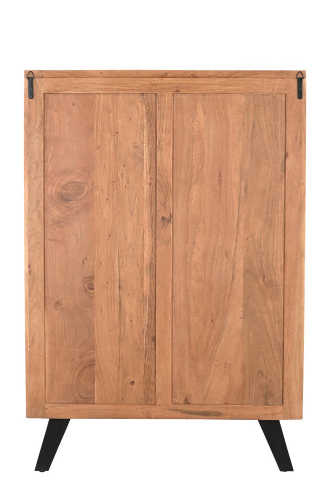 36" Natural Live Edge Solid Wood Six Drawer Dresser HomeRoots