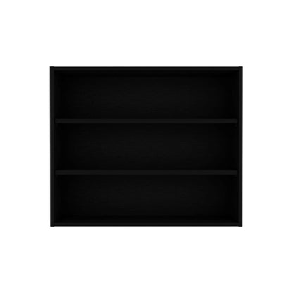 36" Black Wood Wall Mounted Floating Shelf