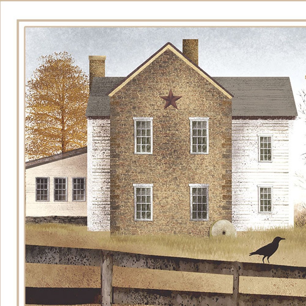 Set Of Two Grandpa's Barn White Framed Wall Art — view 2