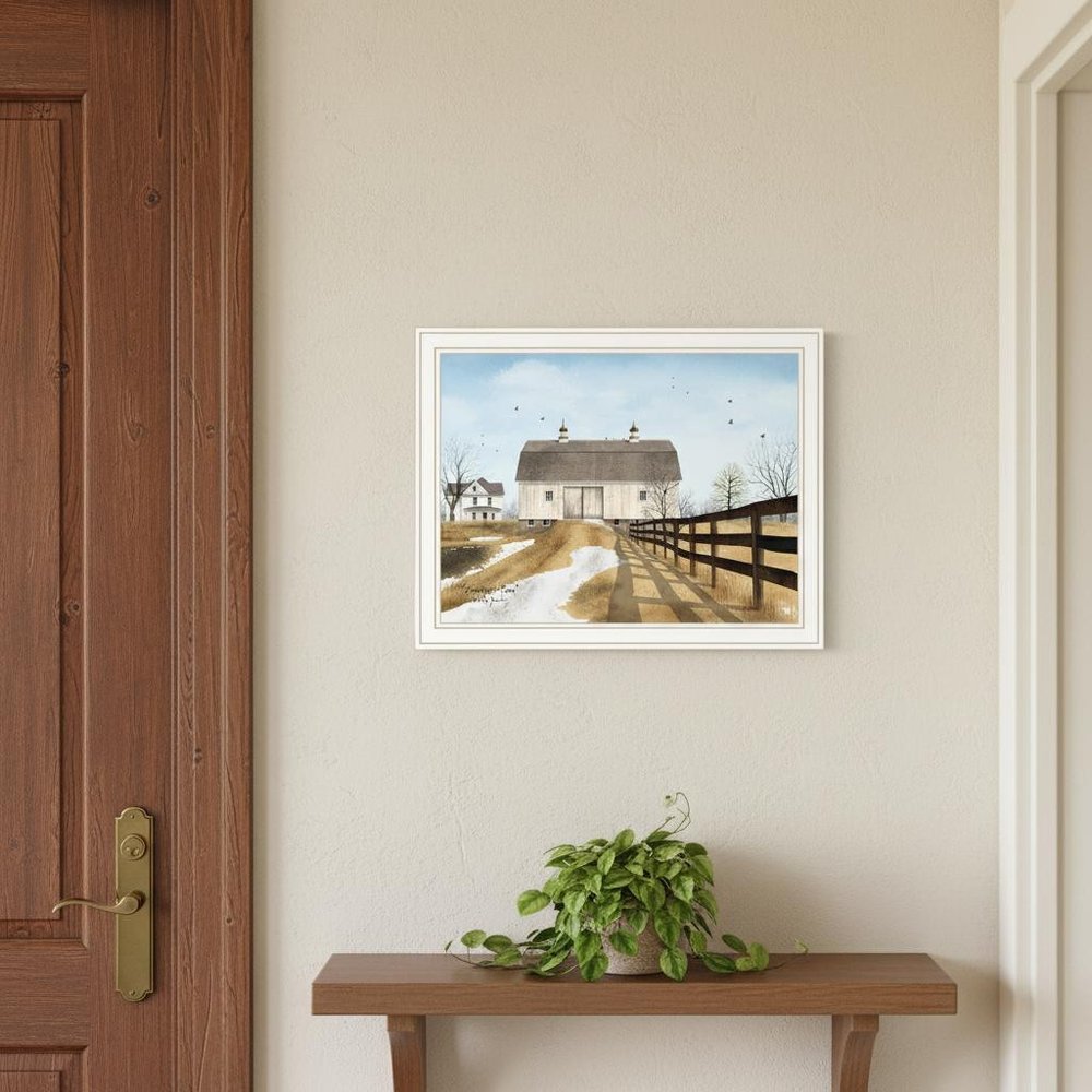 Set Of Two Grandpa's Barn White Framed Wall Art — view 5