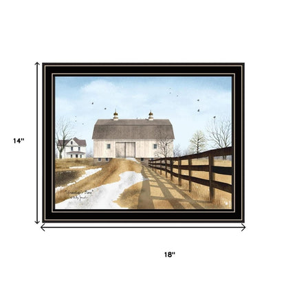 Set Of Two Grandpa's Barn Black Framed Wall Art HomeRoots