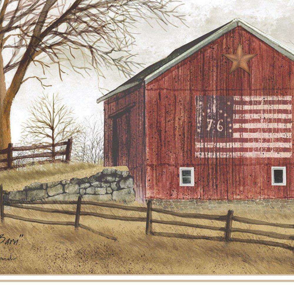 Set Of Two All American Barns White Framed Wall Art — view 2