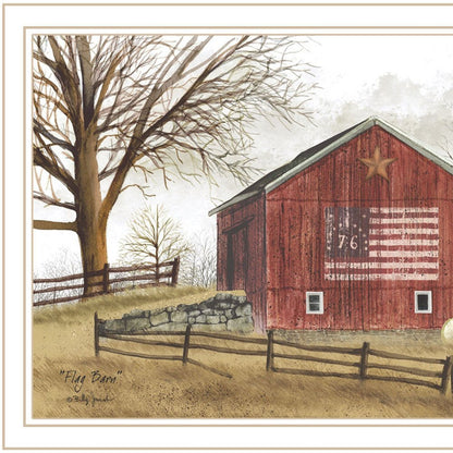Set Of Two All American Barns White Framed Wall Art HomeRoots