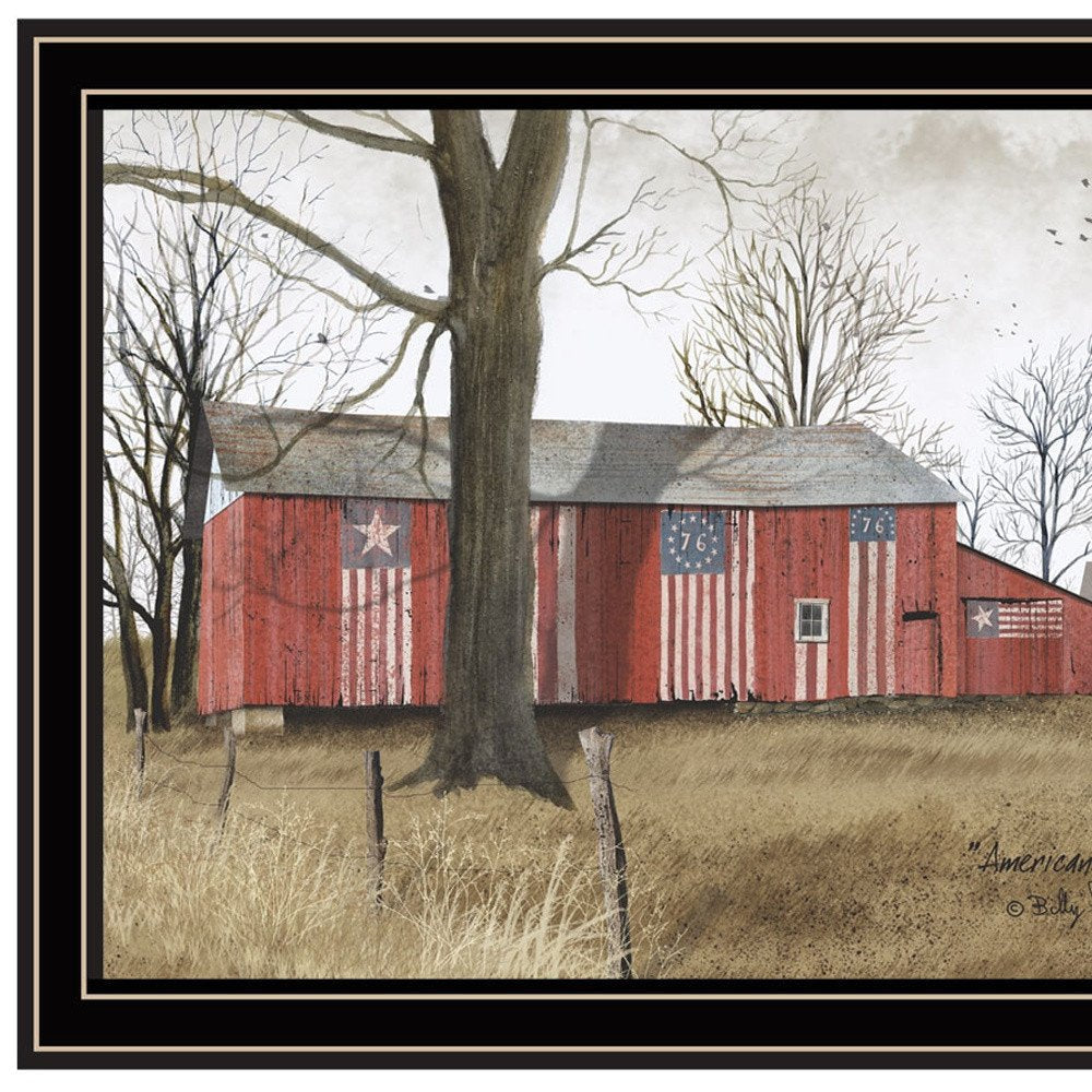 Set Of Two All American Barns Black Framed Wall Art — view 2