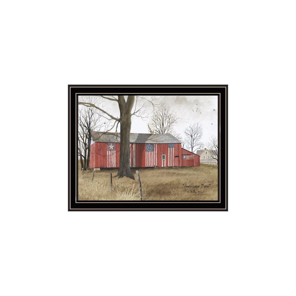Set Of Two All American Barns Black Framed Wall Art — view 4