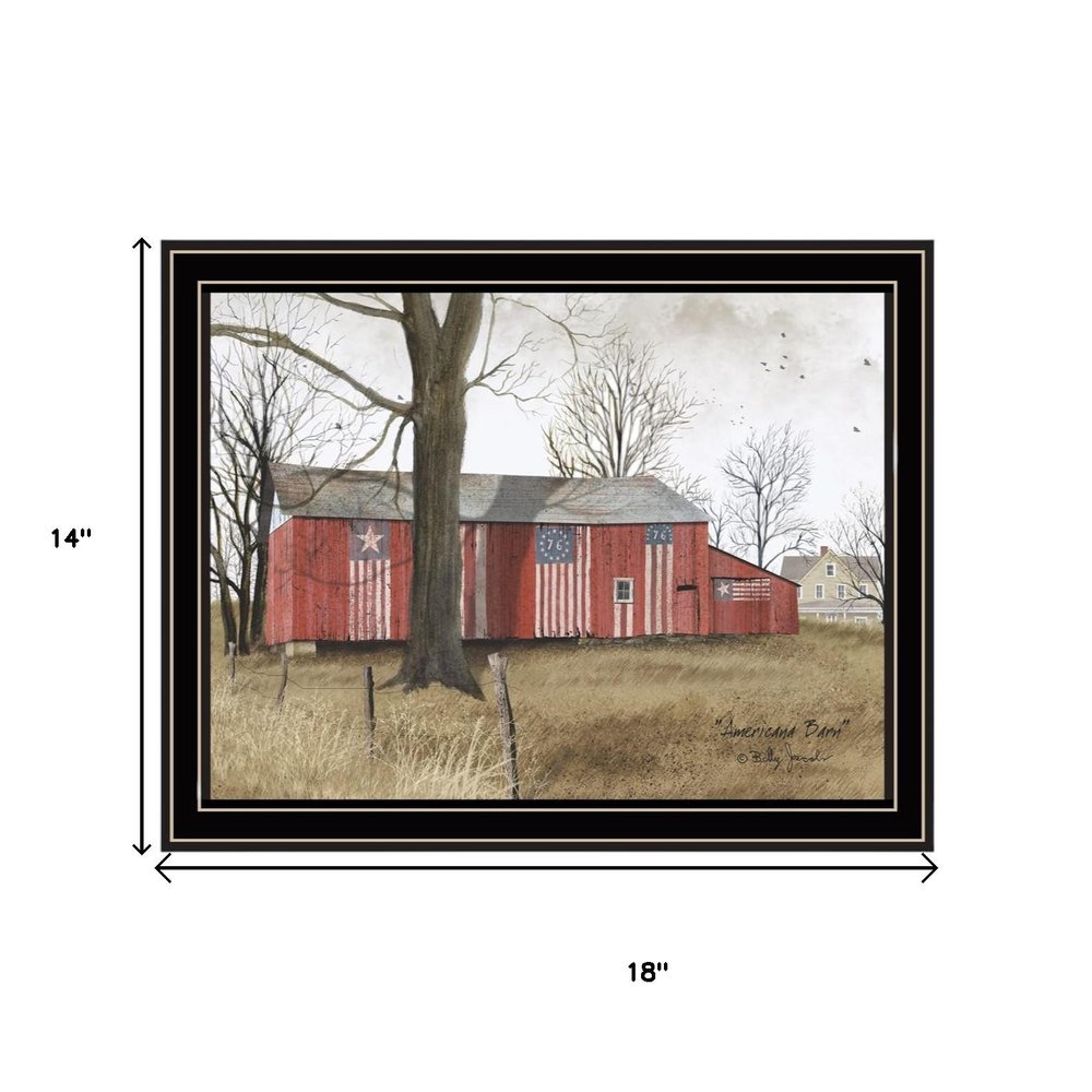 Set Of Two All American Barns Black Framed Wall Art — view 5