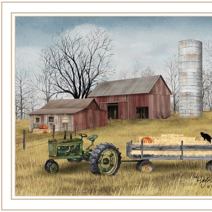 Set Of Two Autumn Greetings White Framed Wall Art HomeRoots