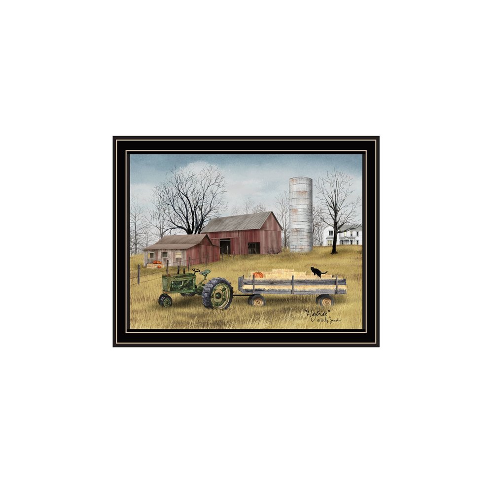 Set Of Two Autumn Greetings Black Framed Wall Art — view 4