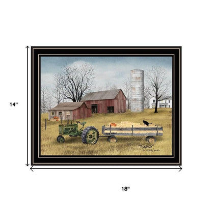 Set Of Two Autumn Greetings Black Framed Wall Art HomeRoots