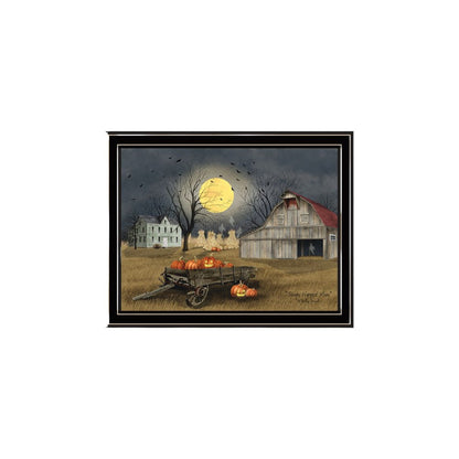Set Of Two Halloween At Night In The Country Black Framed Wall Art HomeRoots
