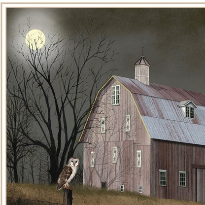 Set Of Two Autumn Moonlit Nights White Framed Wall Art HomeRoots