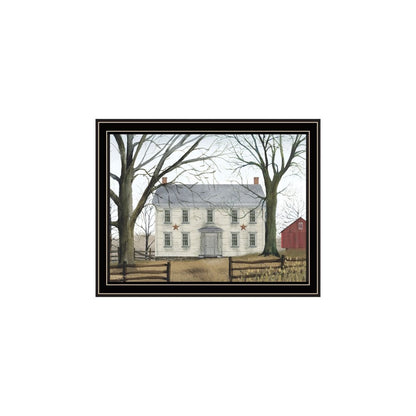 Set Of Two Early American Homestead Black Framed Wall Art HomeRoots