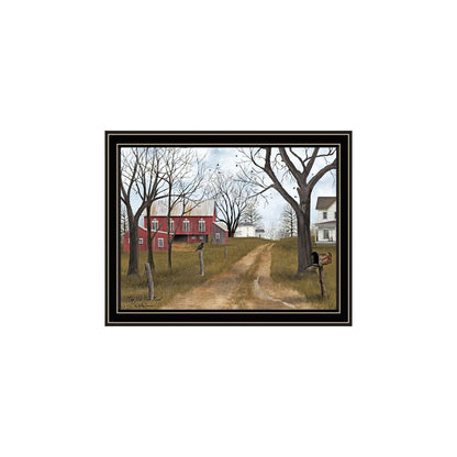 Set Of Two Sunday Drive And The Old Dirt Road Black Framed Wall Art HomeRoots