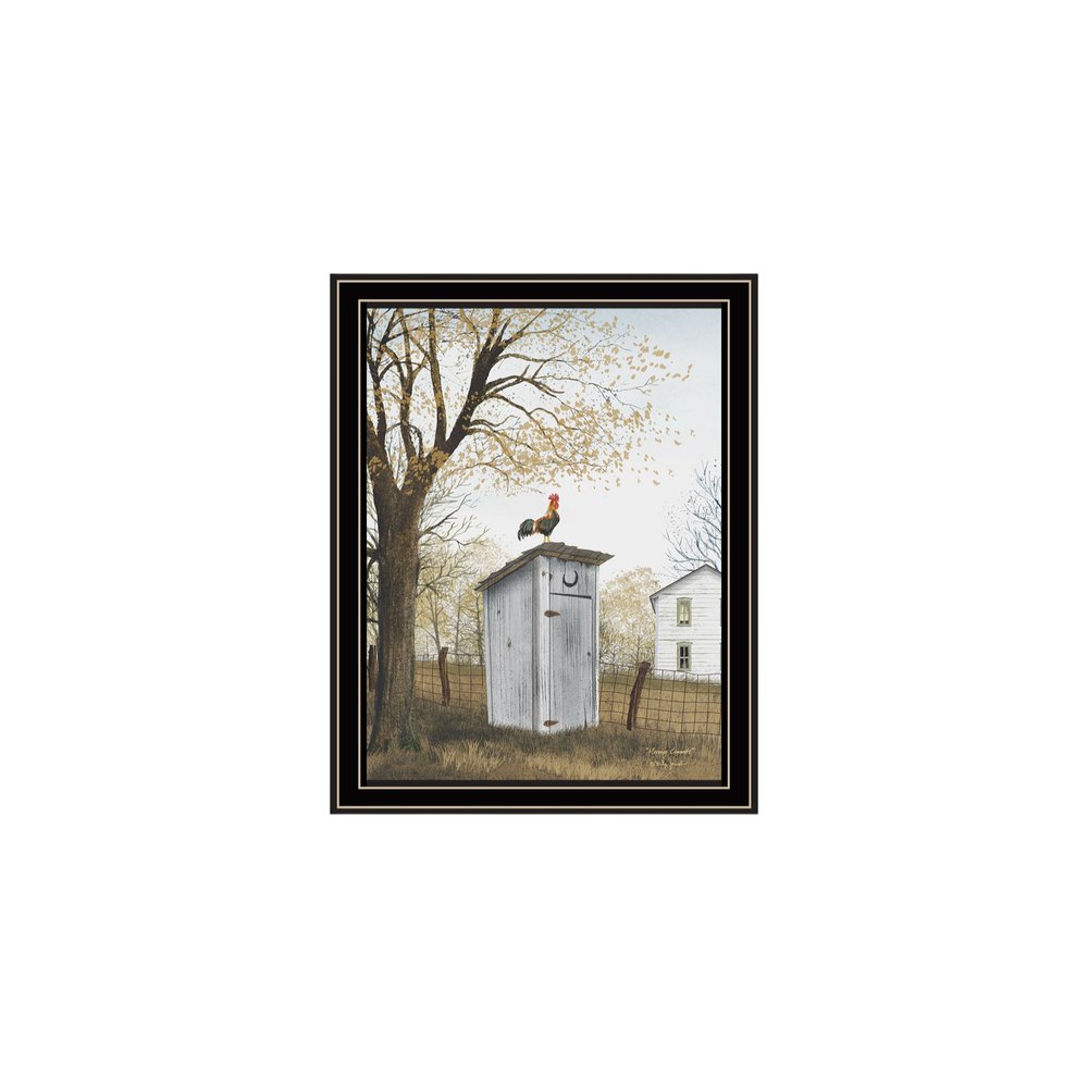 Set Of Two Country Living Black Framed Wall Art HomeRoots