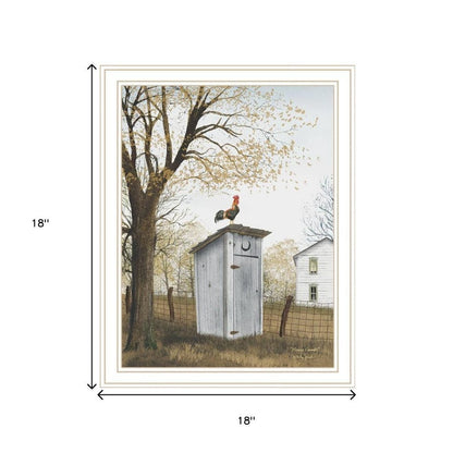 Set Of Two Country Living White Framed Wall Art HomeRoots