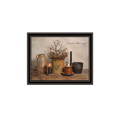 Set Of Two Simple Blessings Black Framed Wall Art HomeRoots