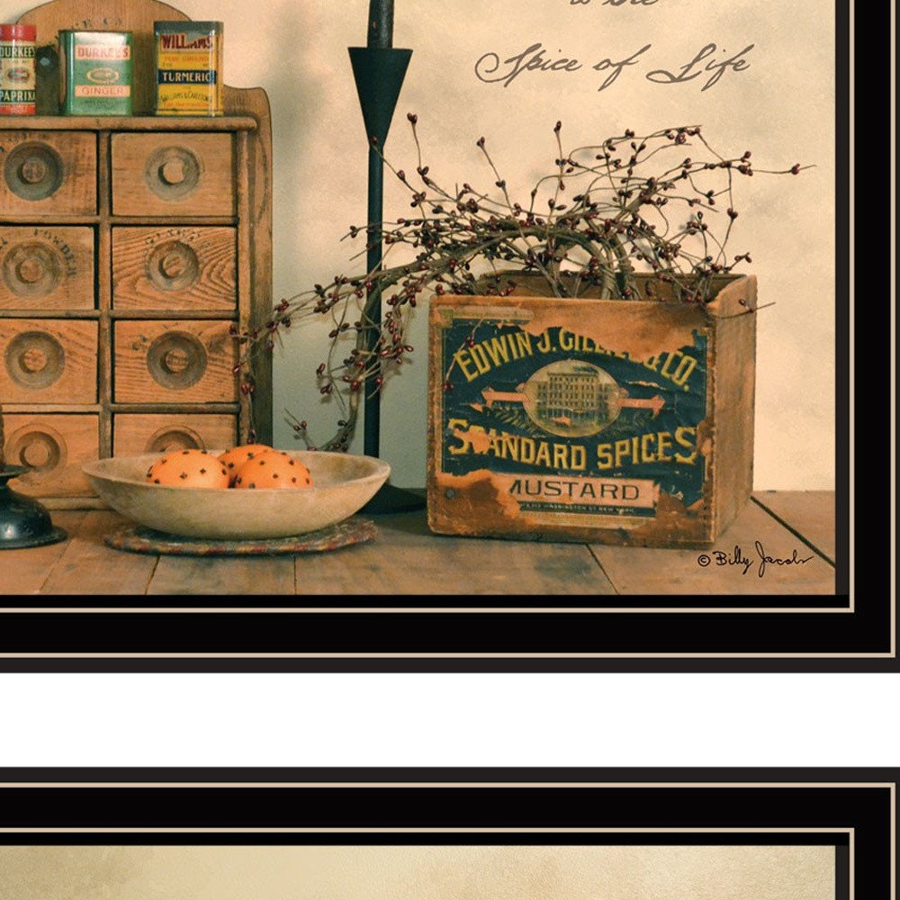 Set Of Two Friendship is the Spice of Life Black Framed Wall Art HomeRoots