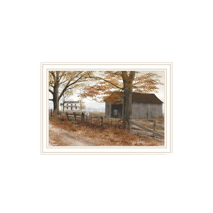 Set Of Two Old Country Road White Framed Wall Art HomeRoots