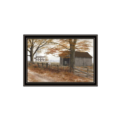 Set Of Two Old Country Road Black Framed Wall Art HomeRoots