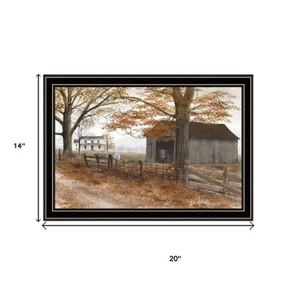 Set Of Two Old Country Road Black Framed Wall Art HomeRoots