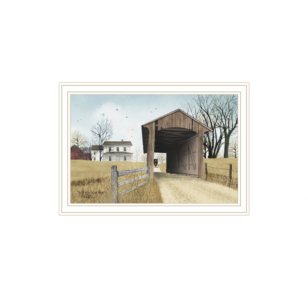 Set Of Two Going to Market White Framed Wall Art — view 3