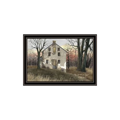 Set Of Two The Old Mill And A Road Home Black Framed Wall Art HomeRoots