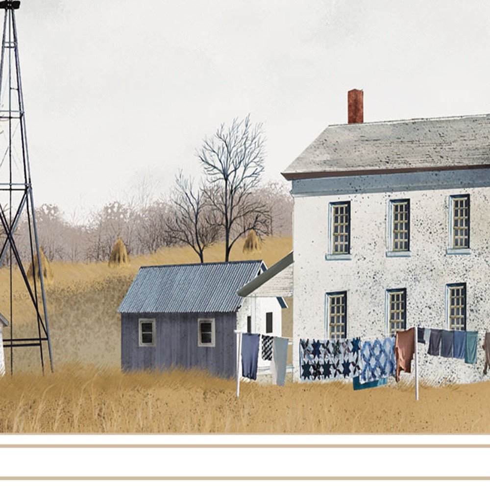 Set Of Two Washday and Granddad's Old Truck White Framed Wall Art — view 2