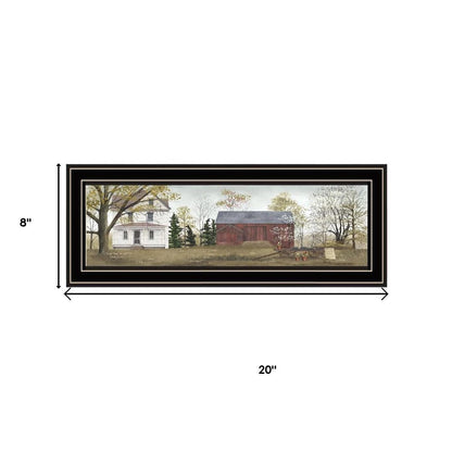Set Of Four Billy Jacob's Four Seasons Homesteads Black Framed Wall Art HomeRoots