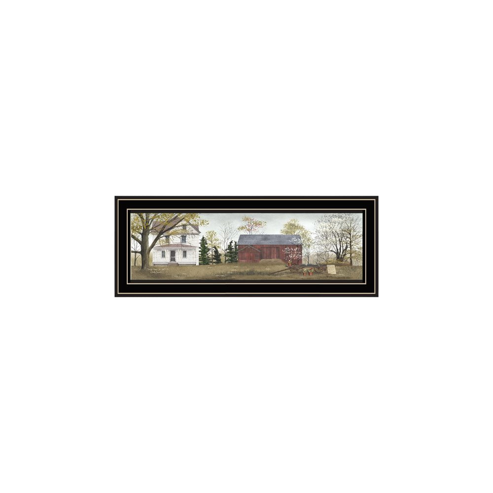 Set Of Four Billy Jacob's Four Seasons Homesteads Black Framed Wall Art HomeRoots