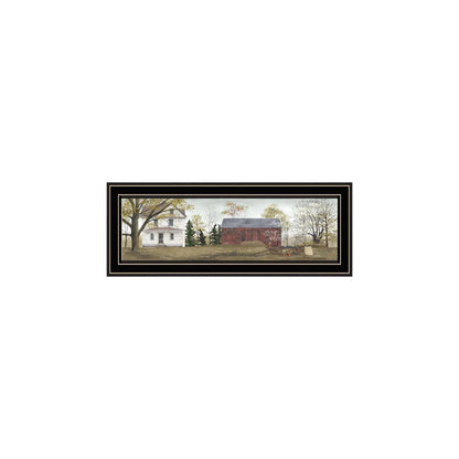 Set Of Four Billy Jacob's Four Seasons Homesteads Black Framed Wall Art HomeRoots