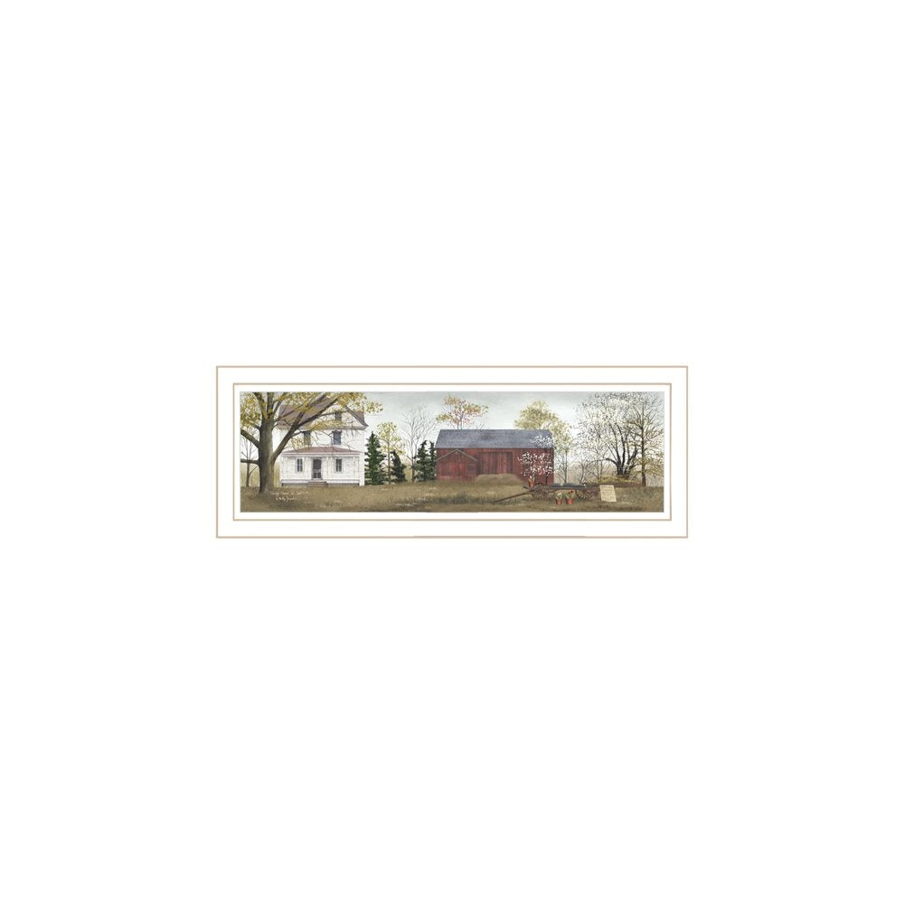 Set Of Four Billy Jacob's Four Seasons Homesteads White Framed Wall Art HomeRoots
