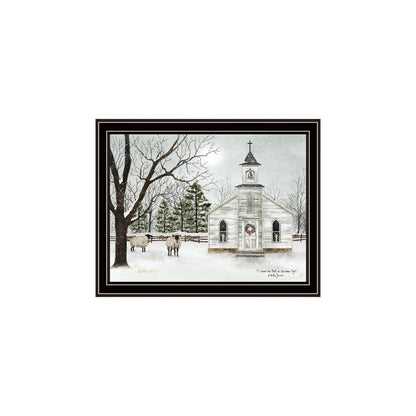 Set Of Two Sleigh Bells Ring Black Framed Wall Art HomeRoots