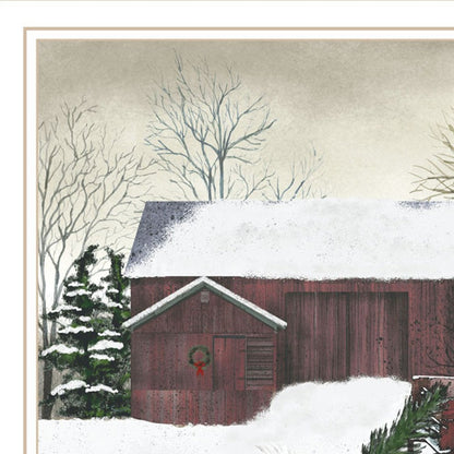 Set Of Two Christmas Time with Family White Framed Wall Art HomeRoots