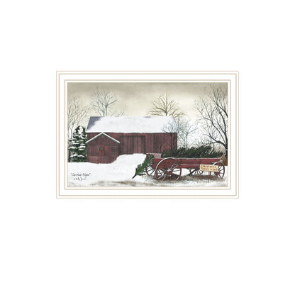 Set Of Two Christmas Time with Family White Framed Wall Art HomeRoots