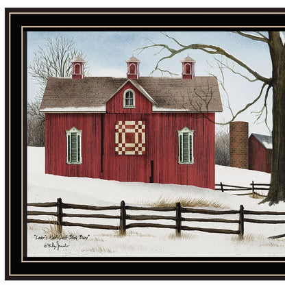 Set Of Two Lovers Knot Quilt Barn And Covered Bridge Black Framed Wall Art HomeRoots