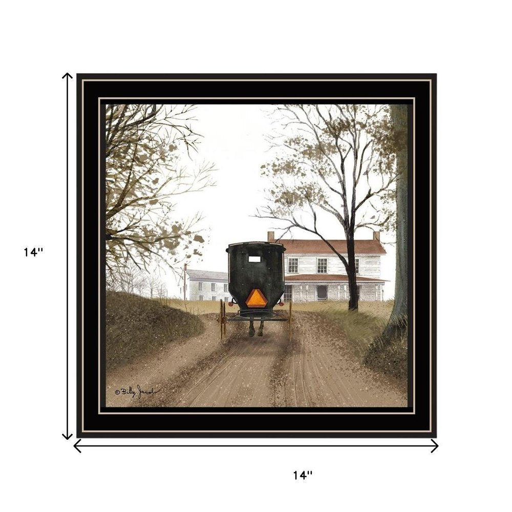Set Of Two The Old Mare And Heading' Home Black Framed Wall Art HomeRoots