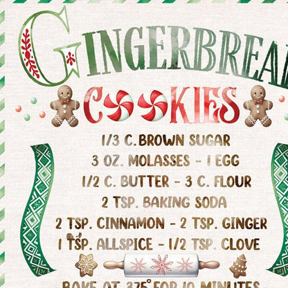 Set Of Two Gingerbread Wreath White Framed Wall Art HomeRoots