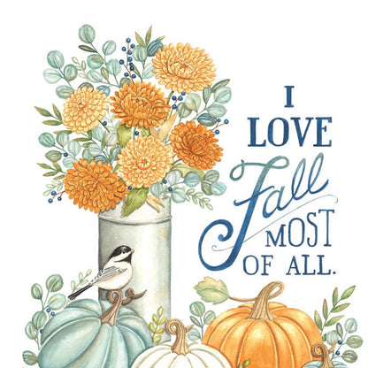 Set Of Two I Love Fall Most of All Black Framed Wall Art HomeRoots