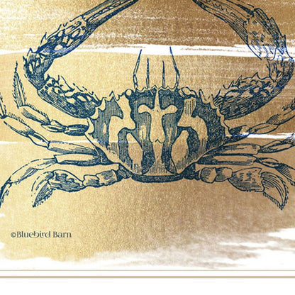 Set Of Four Gold Sea Collection White Framed Wall Art HomeRoots