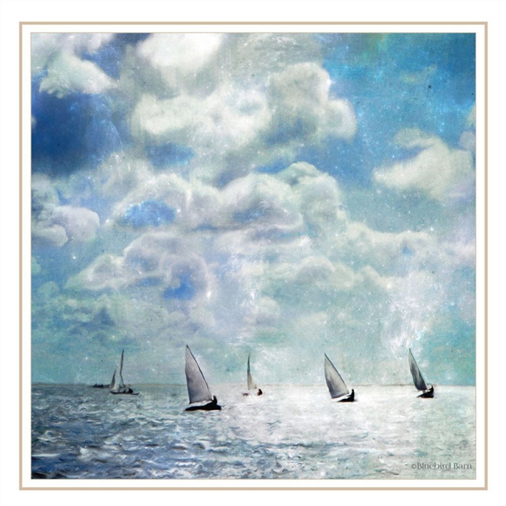 Set Of Two Sail Away White Framed Wall Art — view 3