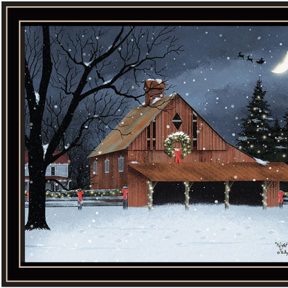Night Before Christmas Black Framed Wall Art HomeRoots
