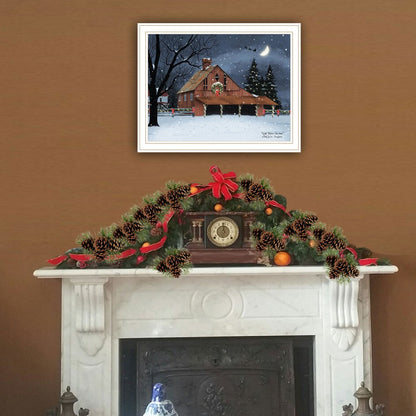 Night Before Christmas White Framed Wall Art HomeRoots