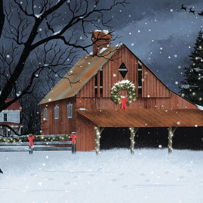 Night Before Christmas White Framed Wall Art HomeRoots
