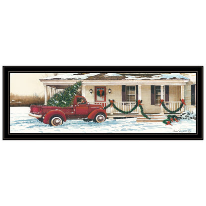 Preparing for Christmas Black Framed Wall Art HomeRoots